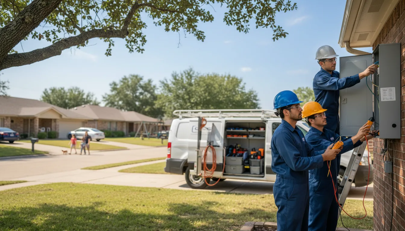 Certified electrician providing emergency electrical services in Helena, OK